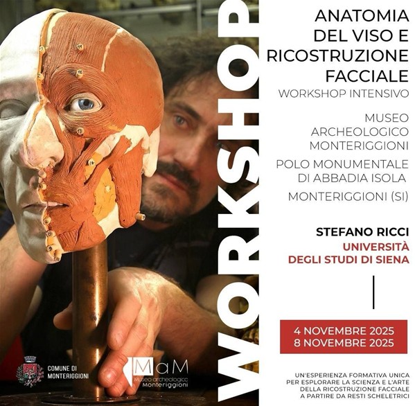 Locandina workshop ricostruzione facciale