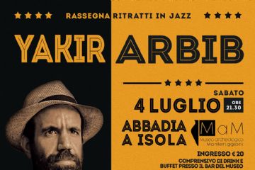 Locandina concerto Arbib Cantini Abbadia Isola