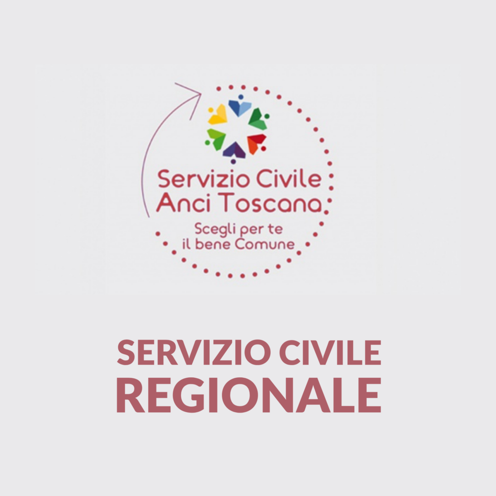 Logo del progetto Servizio Civile - Comune Digitale - Servizi senza barriere, promossa da ANCI Toscana