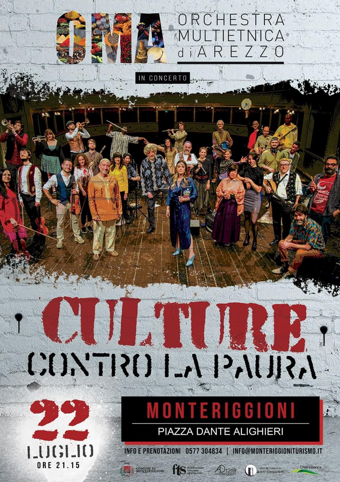 Culture contro la paura concerto dell Orchestra Multietnica di